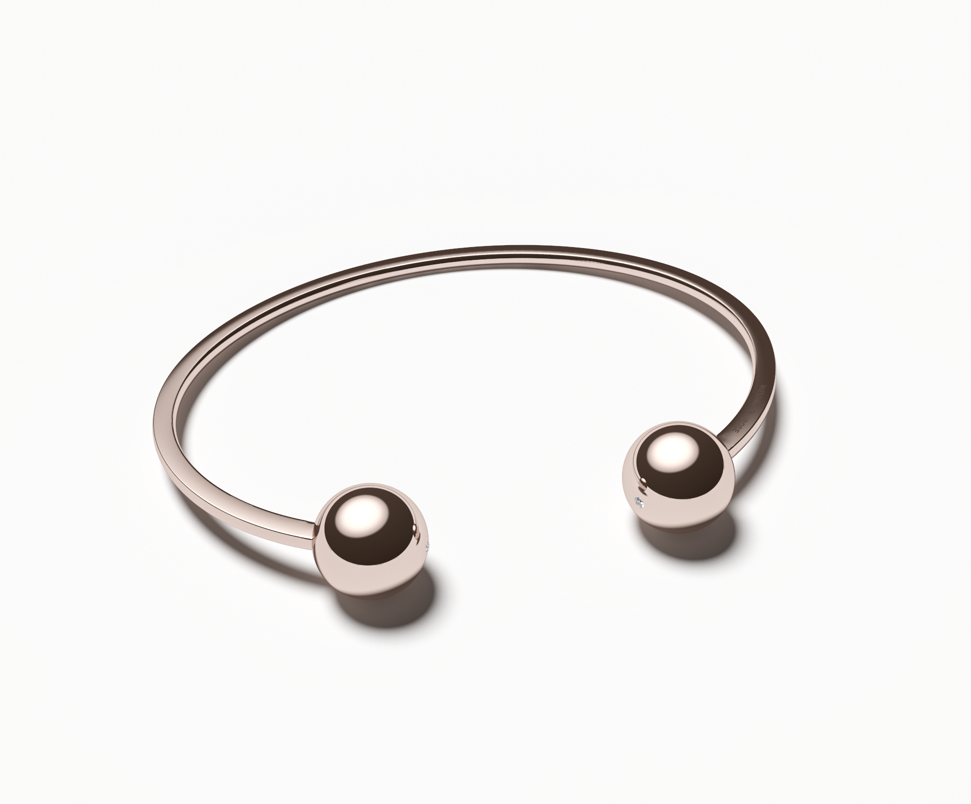Niessing NOW Galaxy bangle (two spheres)