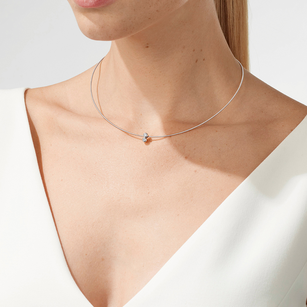 Niessing Diamond Accent Duet ペンダント Niessing Diamond Accent Duet ペンダント