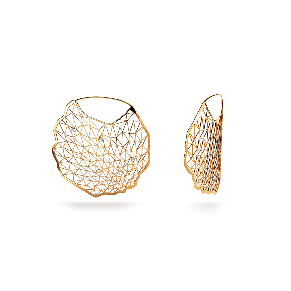 Niessing Topia Vision diamond creoles