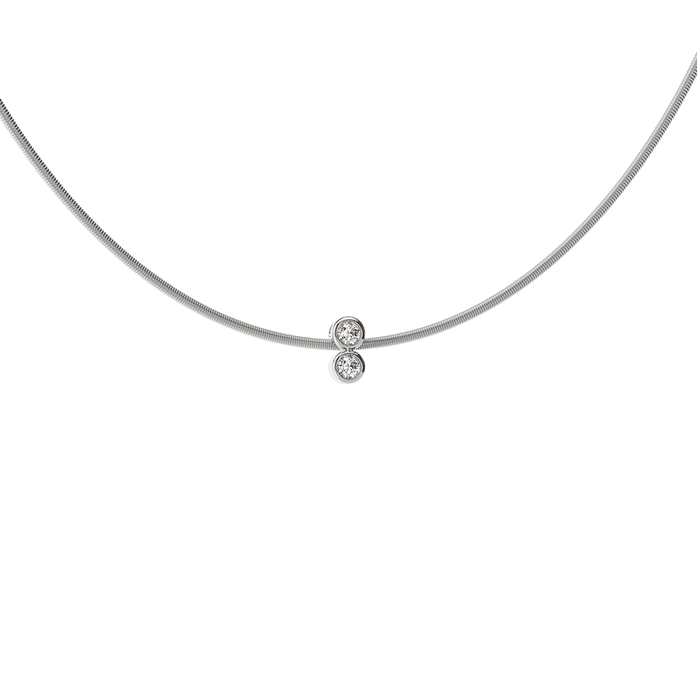 Niessing Diamond Accent Duet ペンダント Niessing Diamond Accent Duet ペンダント