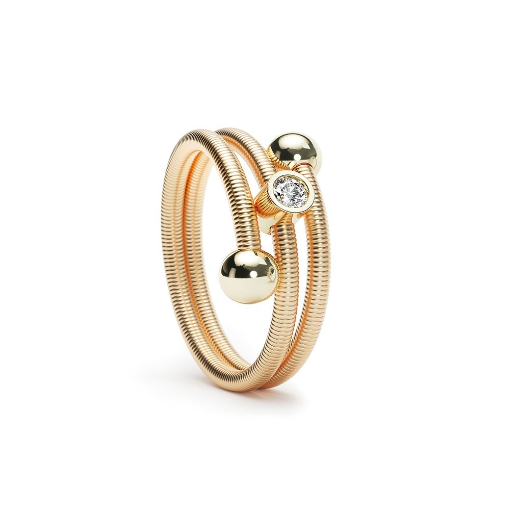 Niessing Colette C Embrace リング (2本巻)セッティング付