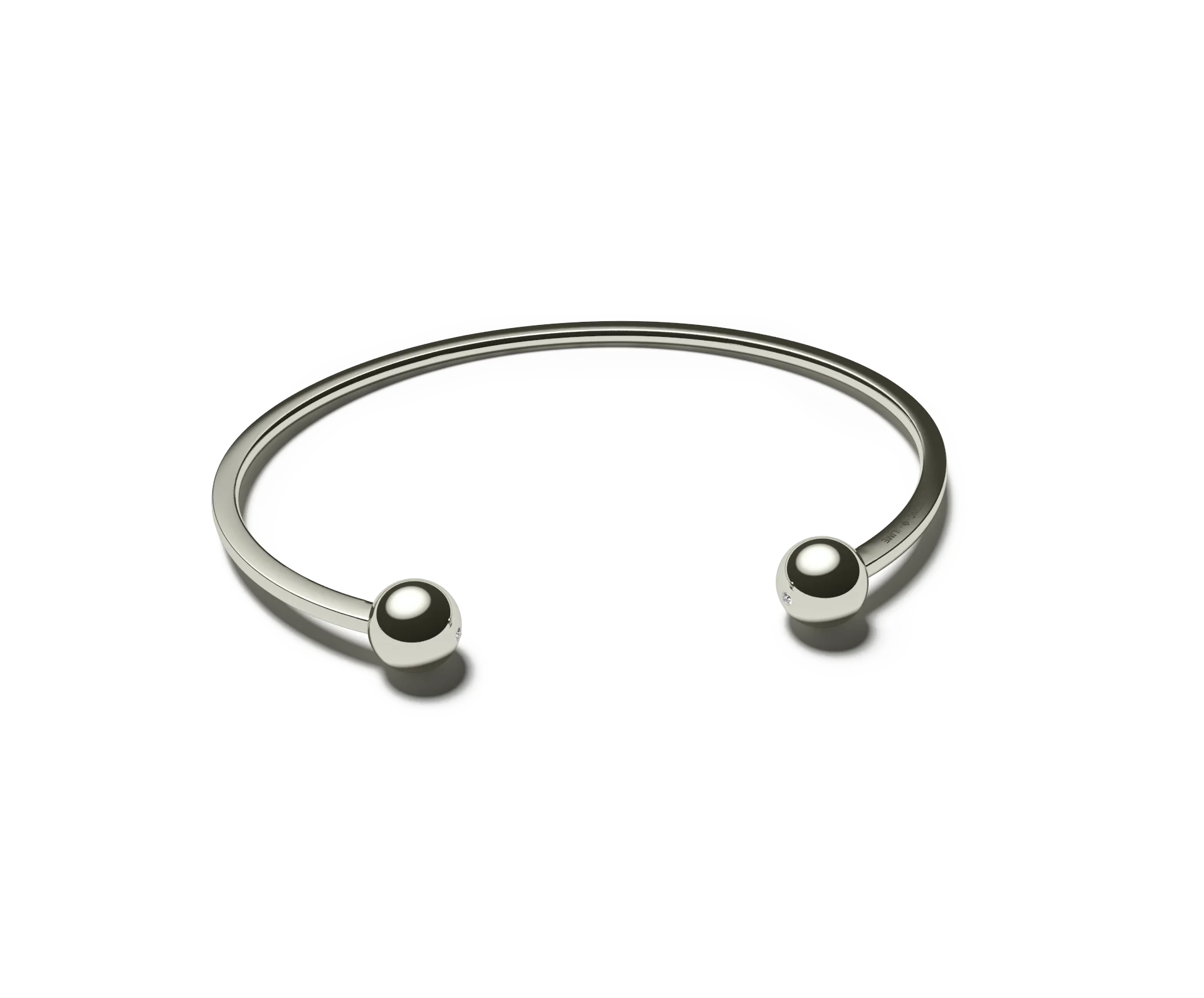 Niessing Now Galaxy バングル (two spheres)