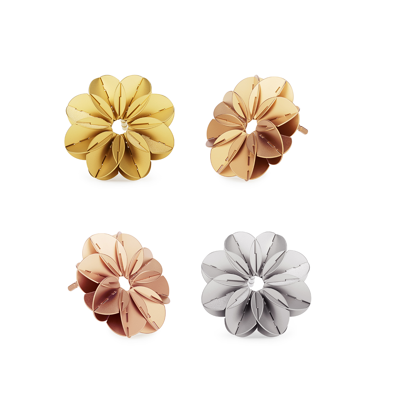 精緻を尽くした一輪