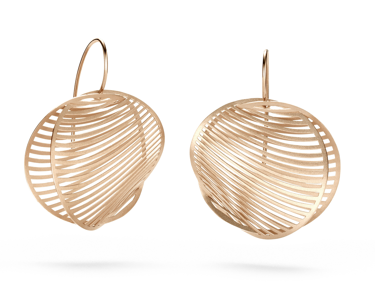 Niessing Mirage oorhangers rond Niessing Mirage oorhangers rond