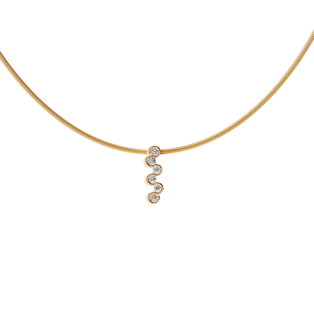 Niessing Diamond Wave ペンダント Niessing Diamond Wave ペンダント